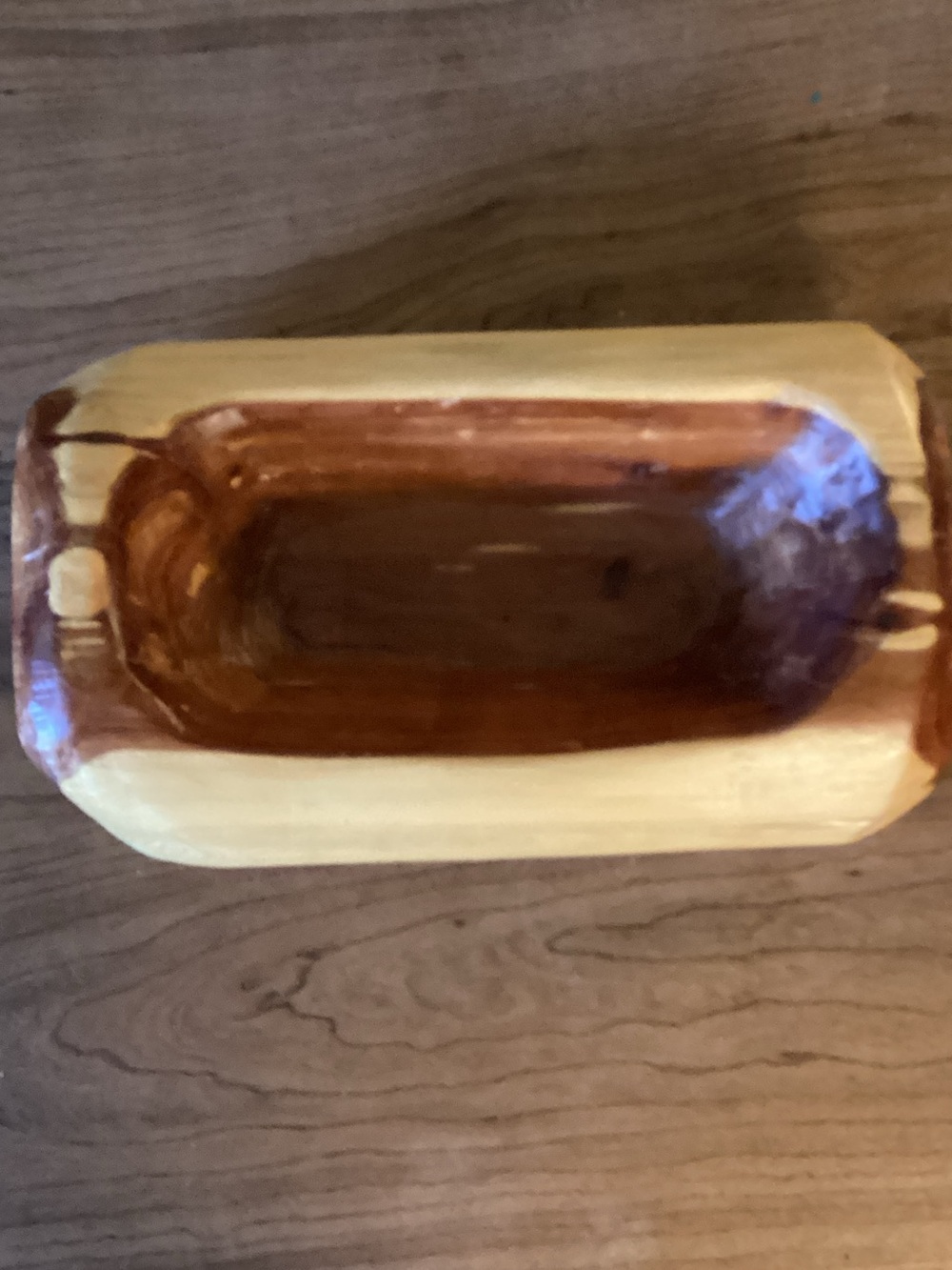 Cedar Hand-Carved Rustic Bowl
